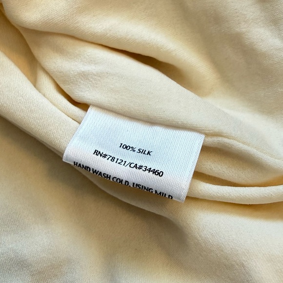 Eileen Fisher Stretch 100% Silk Tank in Ivory - Picture 6 of 9